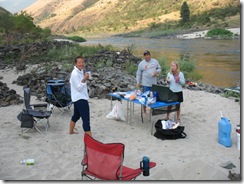 Camp 1 with Ben and Sherma, just above Killer Goat Beach.