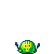Gif Animado de um Emoticon Verde