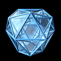 Gif Animado de um Poliedro em 3D
