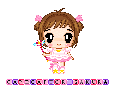Gif Animado de uma Personagem de Card Captor Sakura