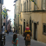 Smalle straatjes in Cortona