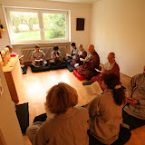 Evening practice in Yon Hwa Am Zen Centre