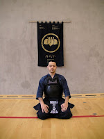 Romaniga DIAS, one of the senseis (teachers) of the Shobukai Kendo Club.