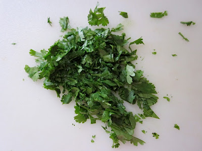 chopped cilantro