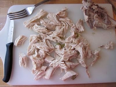 shred chicken