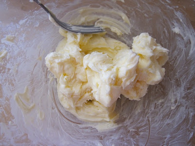 creamed butter sugar