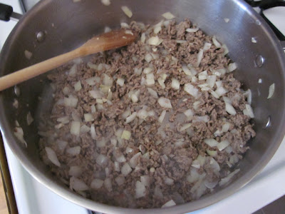 cooked onions garlic beef