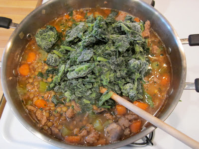 frozen spinach