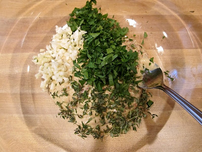 mix mustard herb marinade