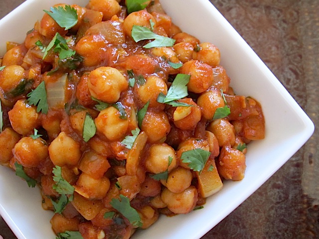 Curried Chick Peas