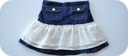 Thumbnail image for Tutorial ~ Denim And Eyelet Skirt