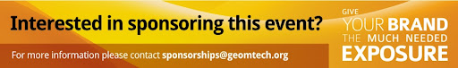 Sponsorhip Opportunitites for Geomtech 2011, for more information sponsorship@geomtech.org