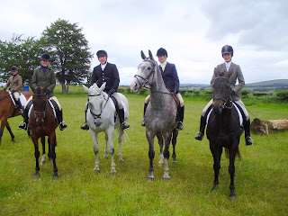 Well done you lot 2nd Place in the Novice team dressage 12/7/8