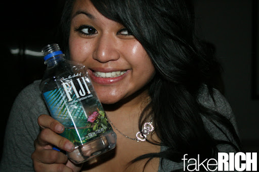 classy water... classy broad??