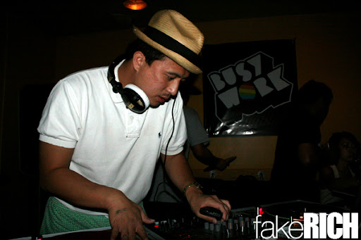 only dj i know who djs while holding his blackberry...hes so VIET