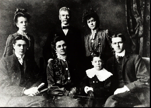 The MacVays circa 1904. Back row, left to right: Armour, William and Maude. Front row: Robert, Frances, Kirk and Alexander.