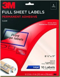 label paper