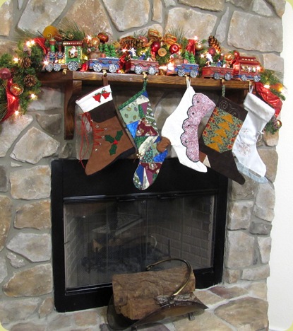 stockings hung by the chimney