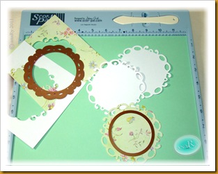 3 Die cut card bases