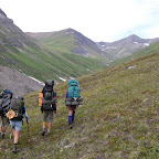 Hiking up Hidden Valley