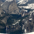 Nevada Falls and Vernal Falls from Washburn Point