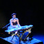 My camera batteries died. Now you have to deal with poor cell phone quality shots of Amanda on stage.