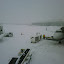 Arrived at CLE during a snow storm