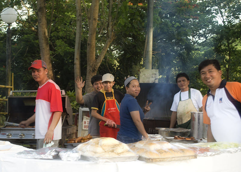 The Mess Hall Crew at Camp
