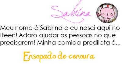 Perfil da Sabrina