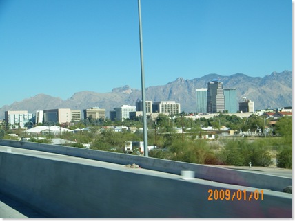 Tucson - Willcox, AZ to Sunscape RV Resort, Casa Grande, AZ