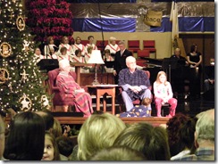 Christmas Eve service, United Methodist Church, Waco