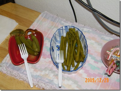 pickled okra and pickles asparagus