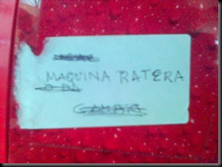 maquina ratera