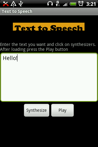 TTS 扩展库Text-To-Speech Extended app