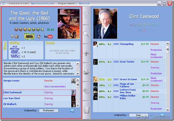 Coollection - Main window