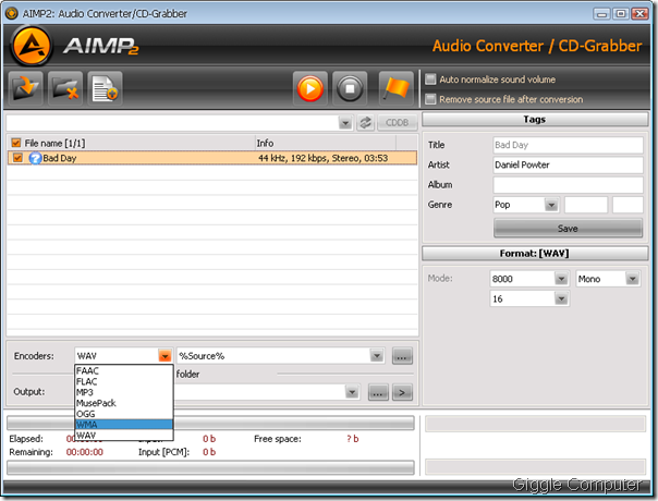 AIMP - Audio Converter