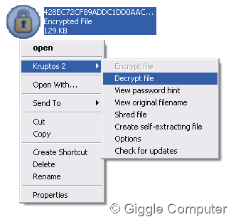 Context menu