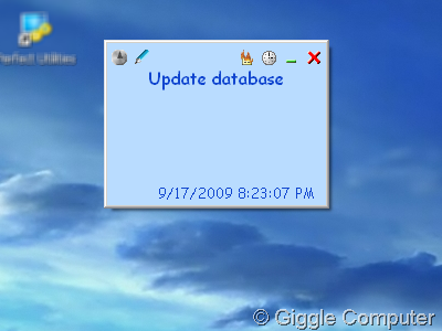 Note on desktop