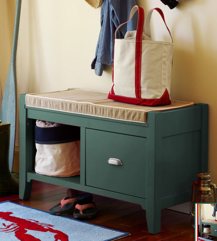 Painted Cottage Storage Bench from L.L. Bean