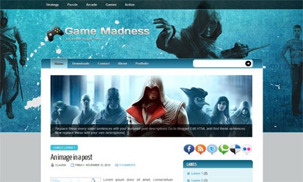 Game-Madness-template