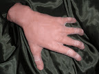 human hand sculpture, sculpture 1 class, chavant clay, modeled after my own hand.