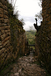 One of the two entrances to Kuelap, Chachapoyas Region, Peru