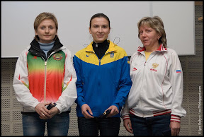 IWKL Munich 2010. Chaika (2nd), Kostevych (1st), Smirnova (3rd).