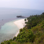 View @ Le Club Rawa from the top of the island