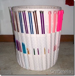 knitting bucket organizer