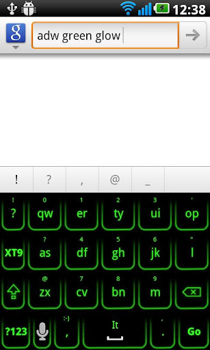 免費下載個人化APP|Green Glow Keyboard Skin app開箱文|APP開箱王