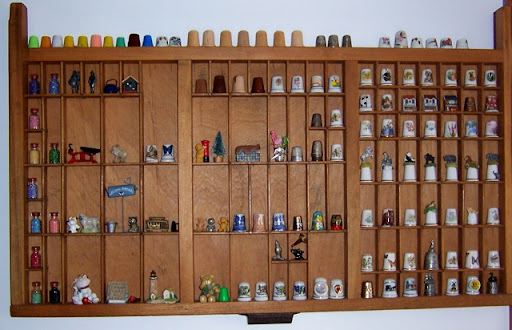My thimble collection. A much better idea than my idea to collect antique 