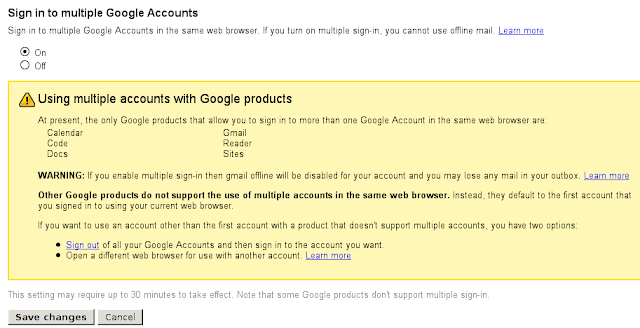 Multiple Accounts
