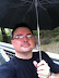 Geocaching in the rain. "Weddings, Parties, Anything" Geocache