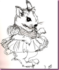 bunny drawing 2